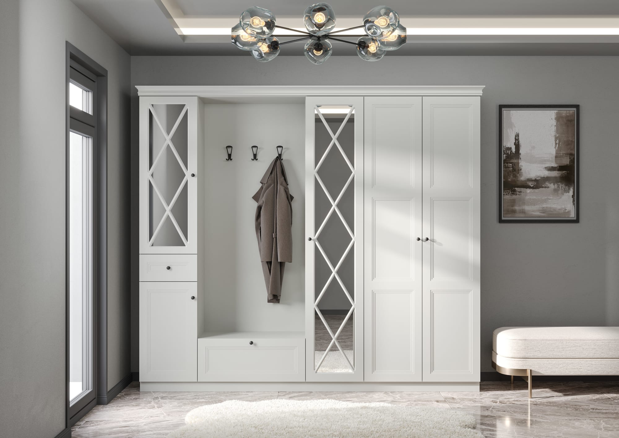 Lake Gardırop - Desen 383 Camlı 414 Camlı 412