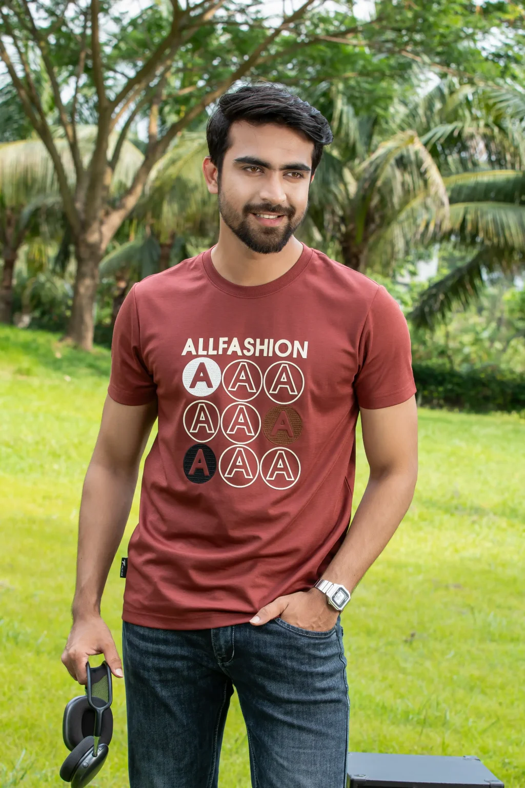 Foreign Printed T-Shirt