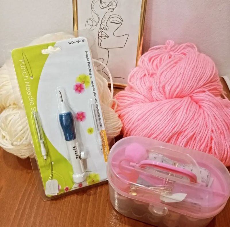 Kit punch needle إبرة النفاش