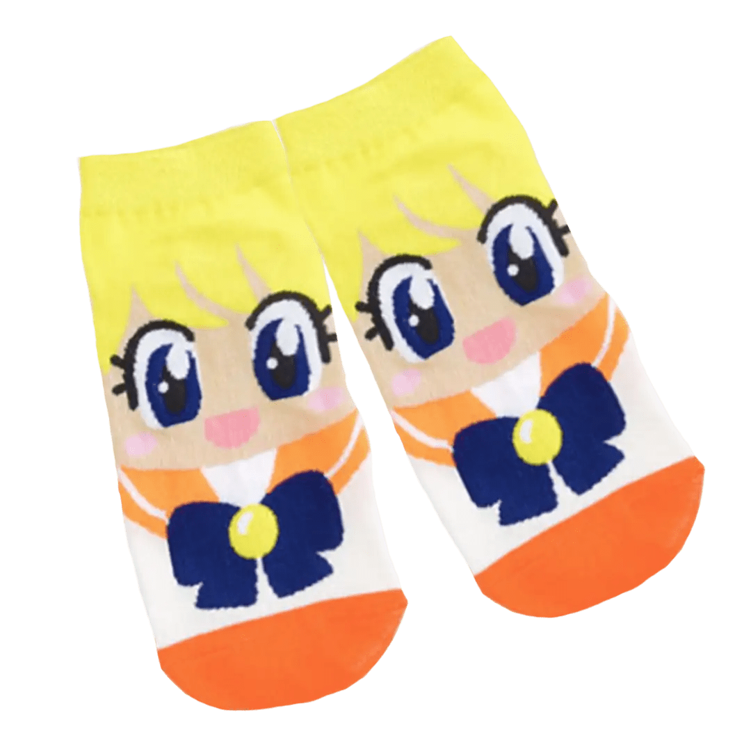 Calcetines - Sailor Venus (Sailor Moon) | Talla única | 1 par