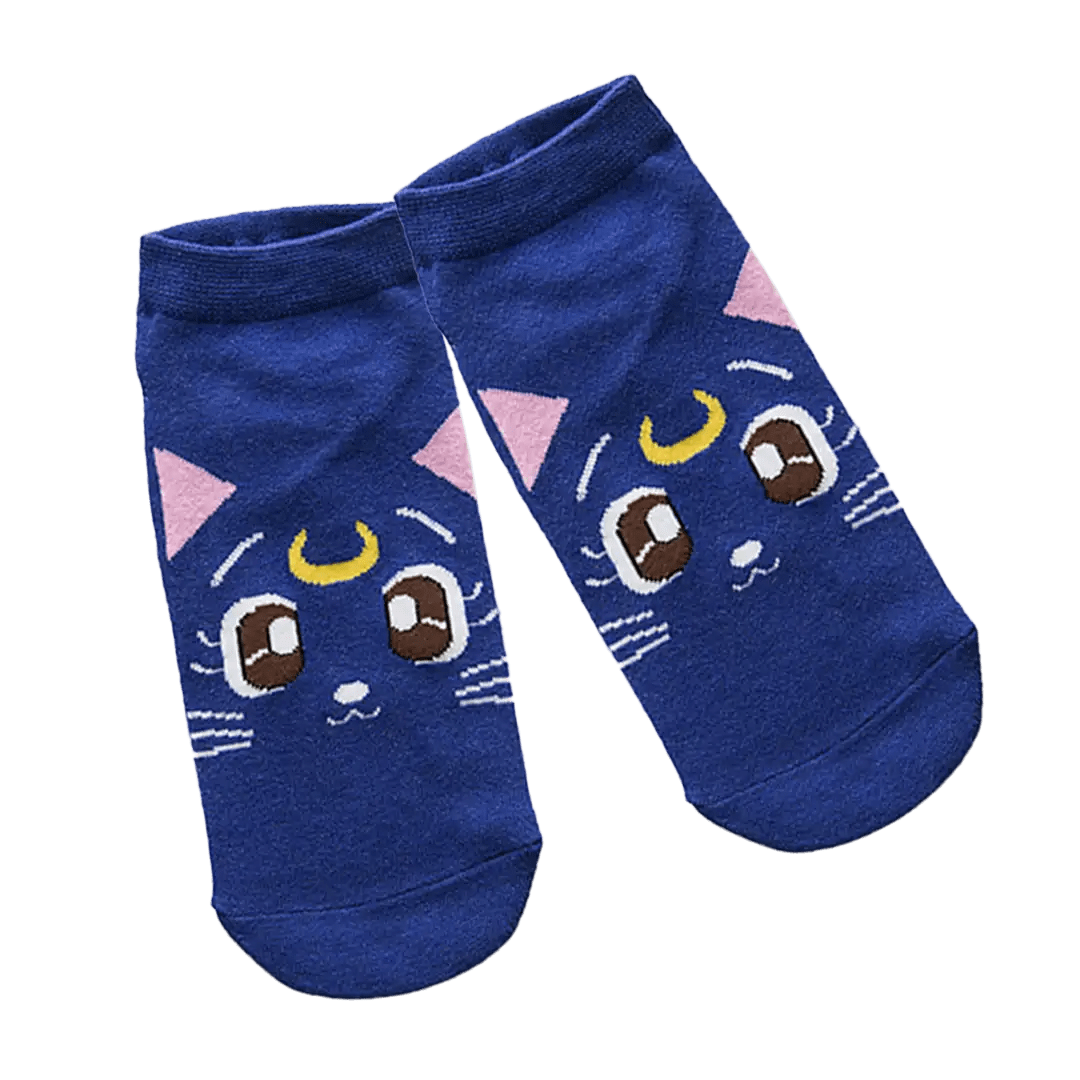 Calcetines - Luna (Sailor Moon) | Talla única | 1 par