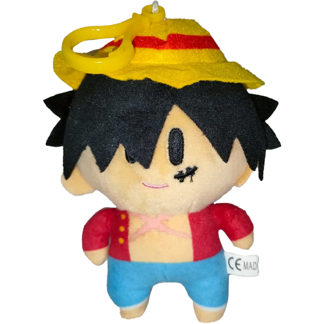 Peluche Llavero - Luffy (One Piece) | Felpa Suave | 11 cm