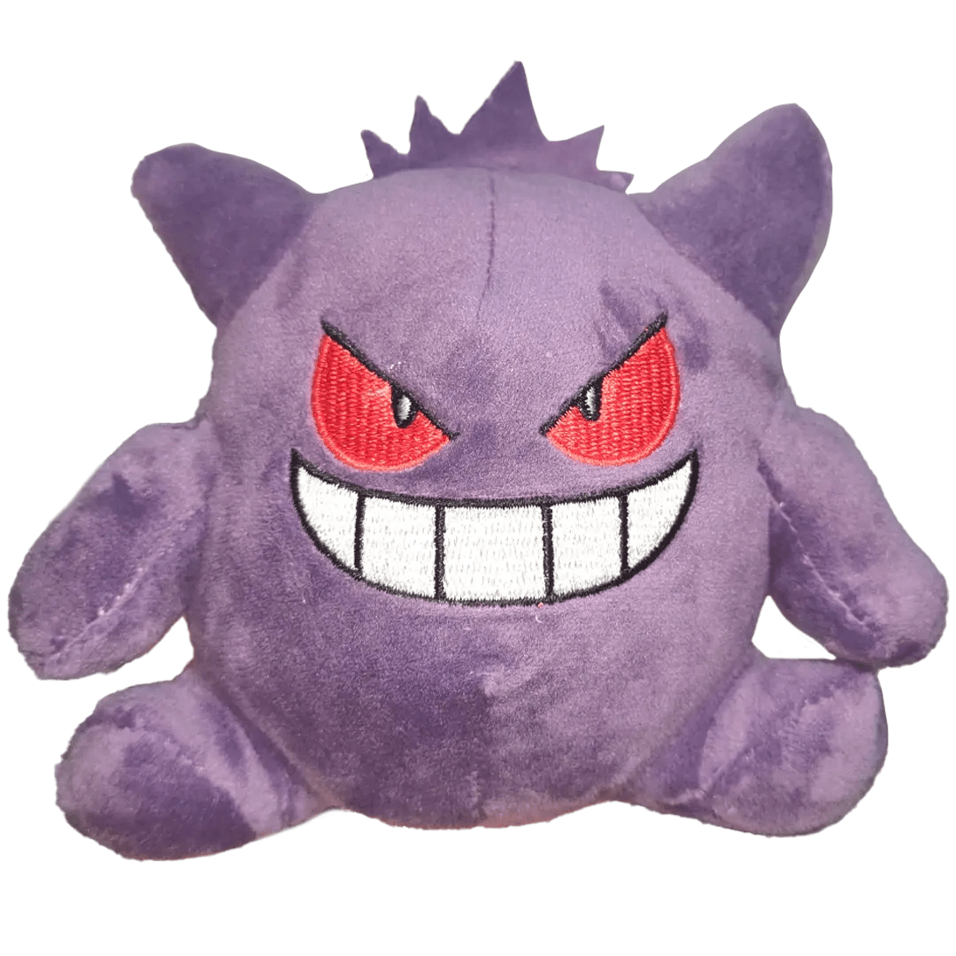 Peluche Llavero - Gengar Chibi (Pokémon) | Felpa Suave | 12 cm