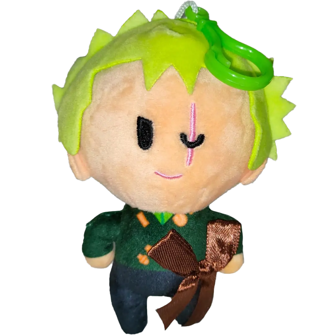 Peluche Llavero - Zoro (One Piece) | Felpa Suave | 11 cm
