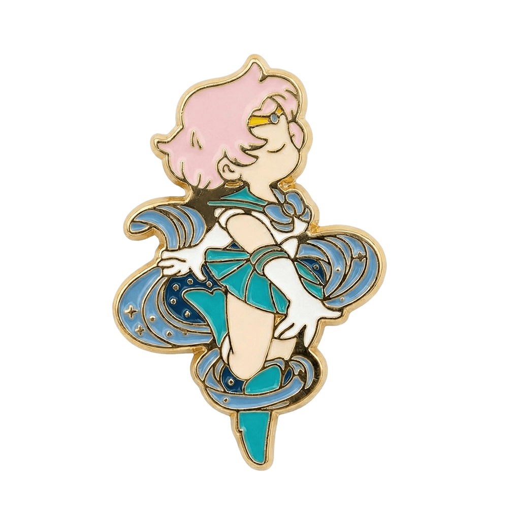 Pin metálico Sailor Moon | Sailor Mercury | 4,3 cm