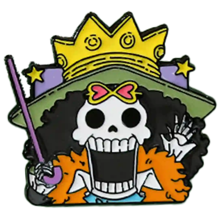 Pin - Brook (One Piece) | Metal Esmaltado | 3.3 cm - Vista 1