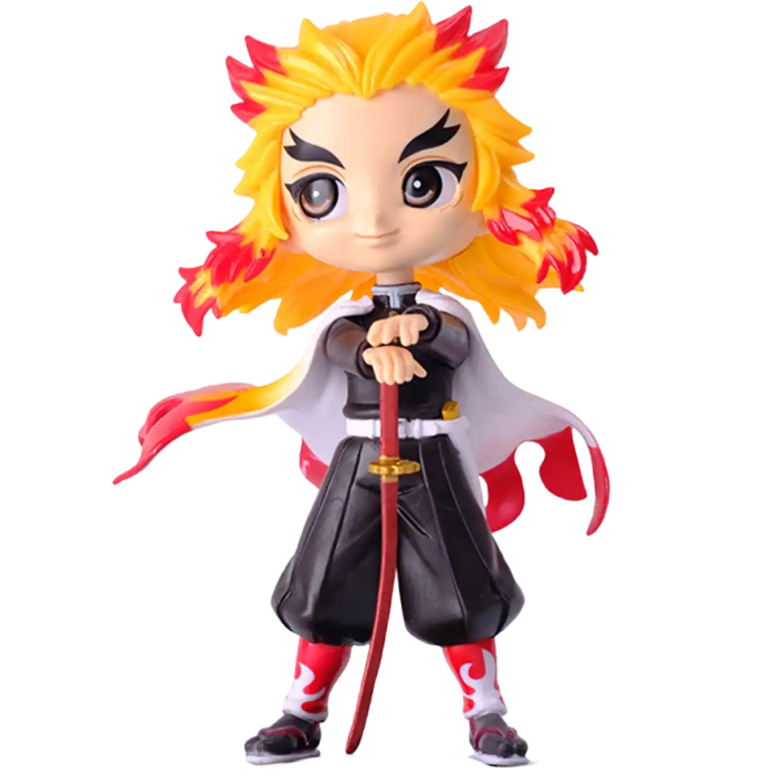 Figura Q Charm - Kyojuro Rengoku (Kimetsu no Yaiba) | PVC | 15 cm - Vista 1