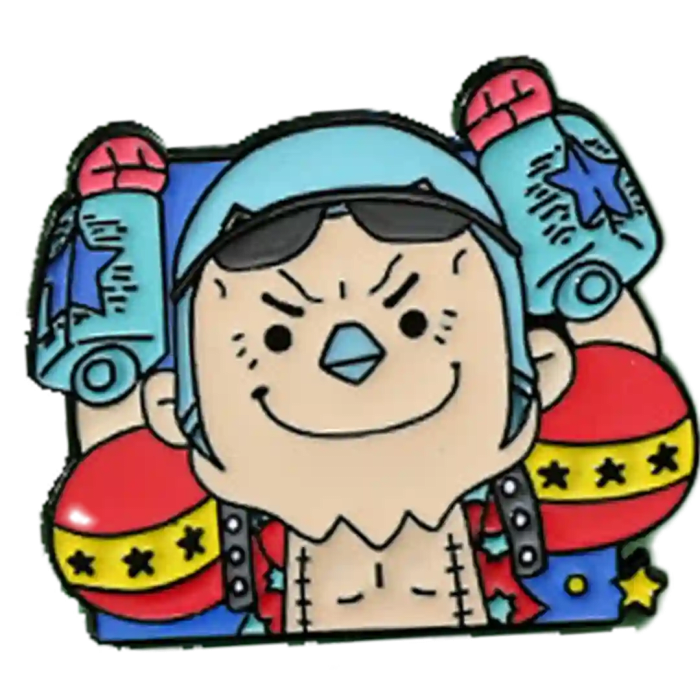 Pin - Franky (One Piece) | Metal Esmaltado | 3.4 cm - Vista 1