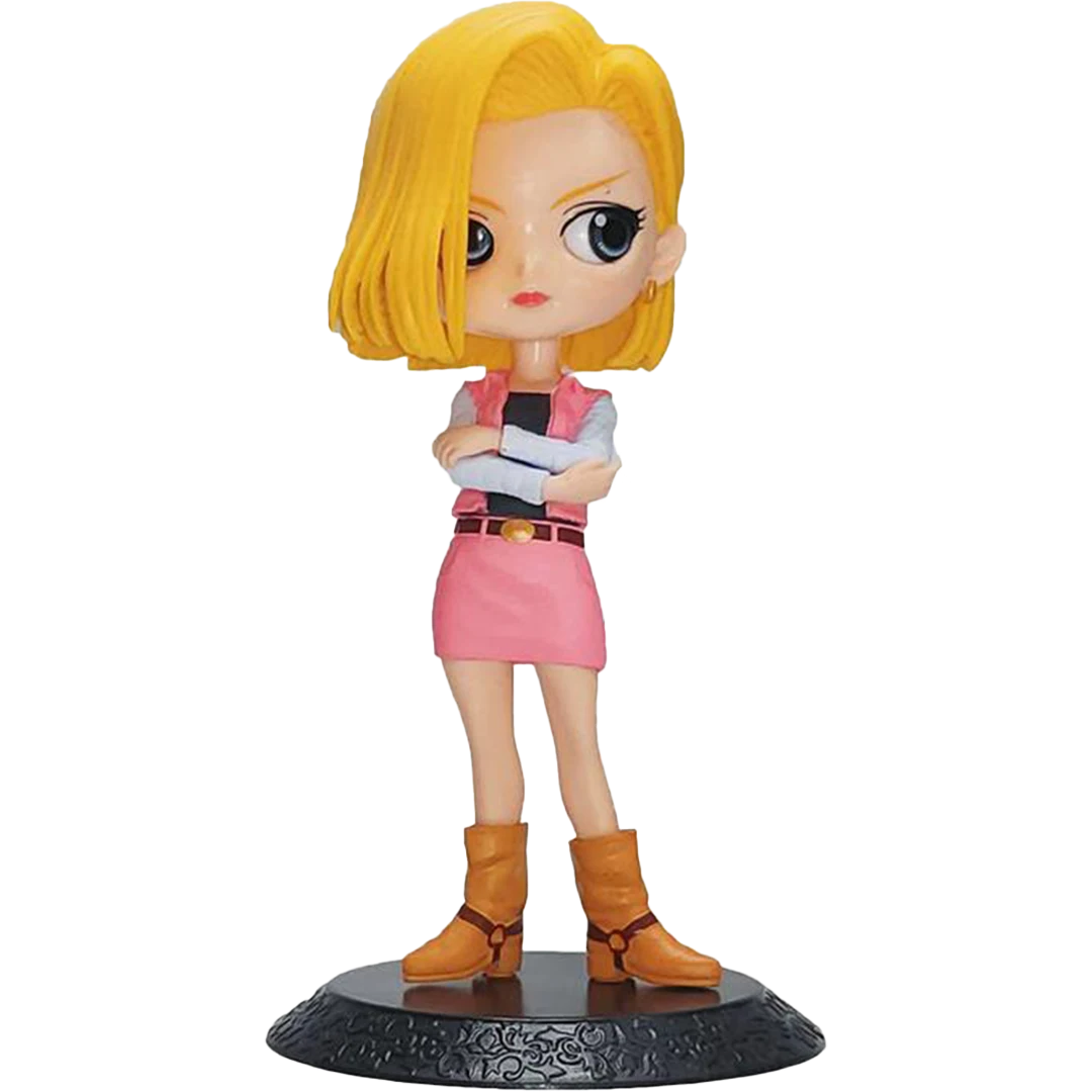 Figura Q Charm - Androide 18 (Dragon Ball Z) | PVC | 15 cm - Vista 2