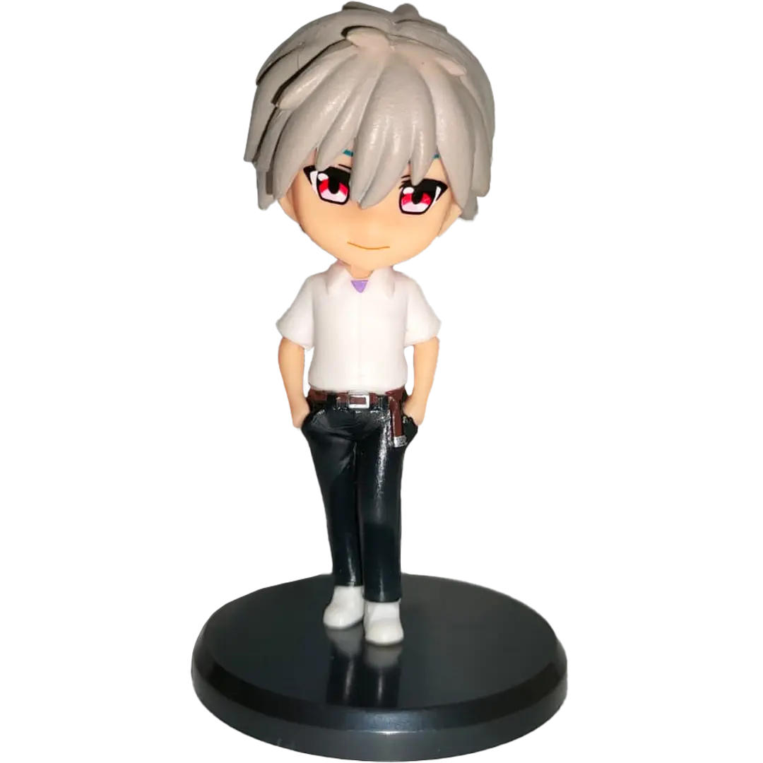 Figura Set Figuras - Pilotos (Evangelion) | PVC | 8 cm - Vista 3