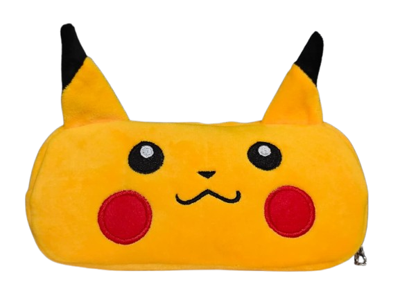 Estuche de Felpa Estilo Pikachu con Cierre (Pokémon) | 21 x 11 cm - Vista 2
