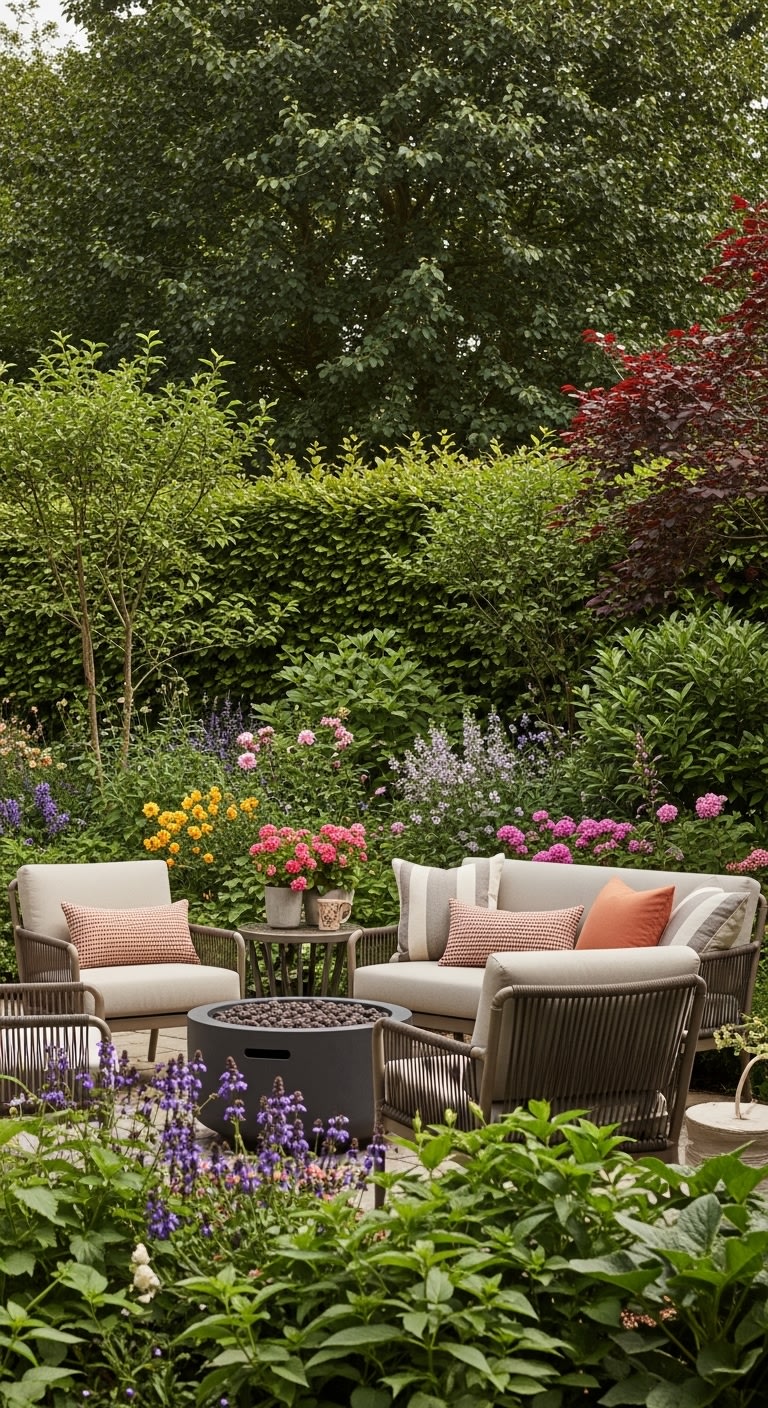 2. Design a Cozy Outdoor Seating Area