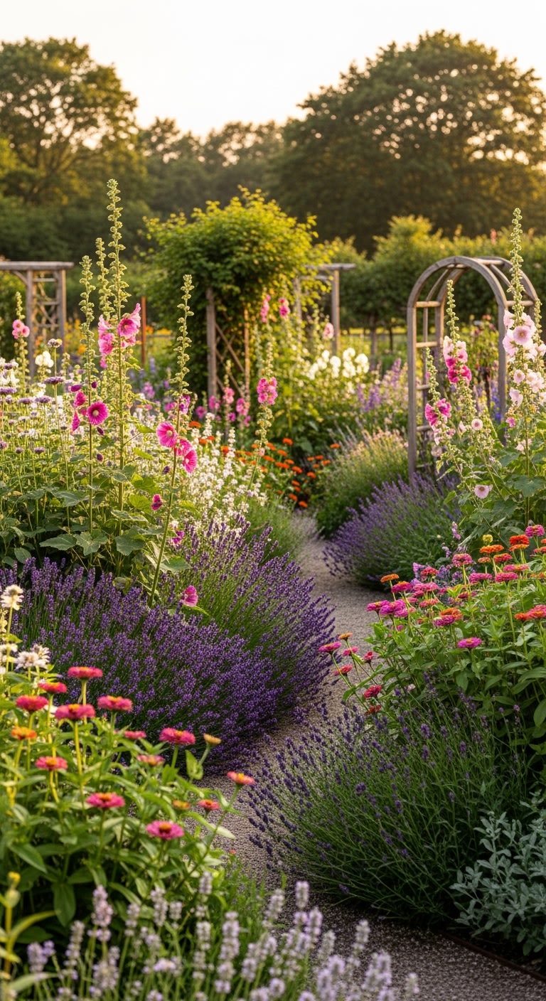 2. Embrace a Lush Cottage Garden Style