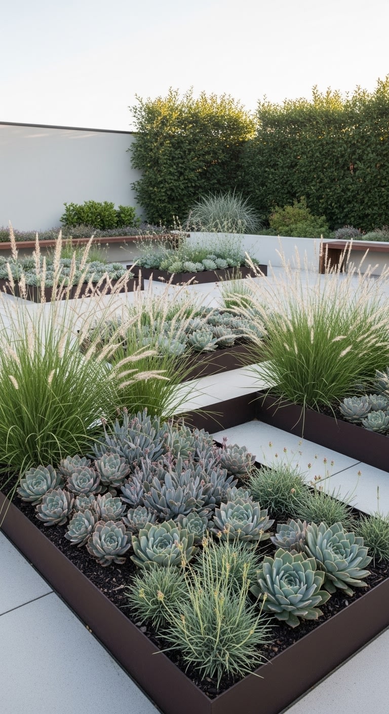 5. Design a Modern Minimalist Garden Bed