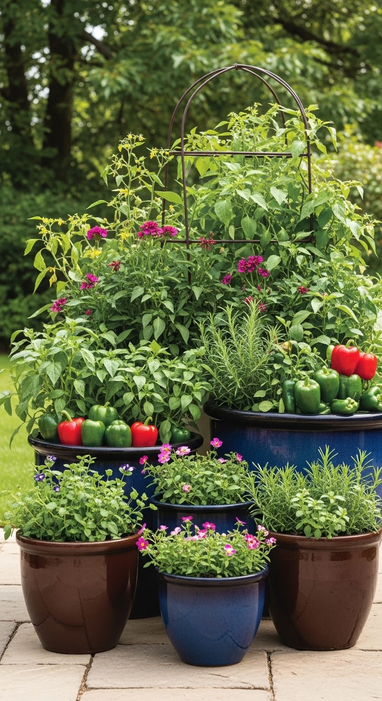2. Transform Your Patio with Container Gardening