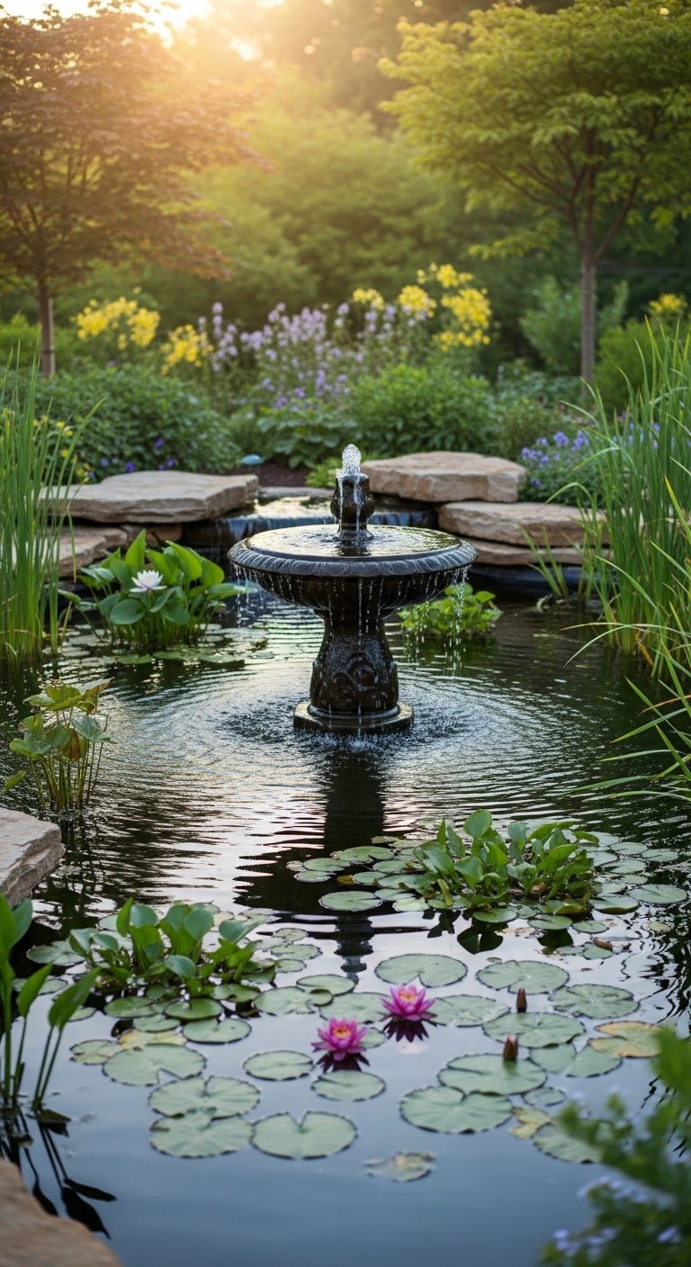 2. Incorporate a Water Feature for Serenity