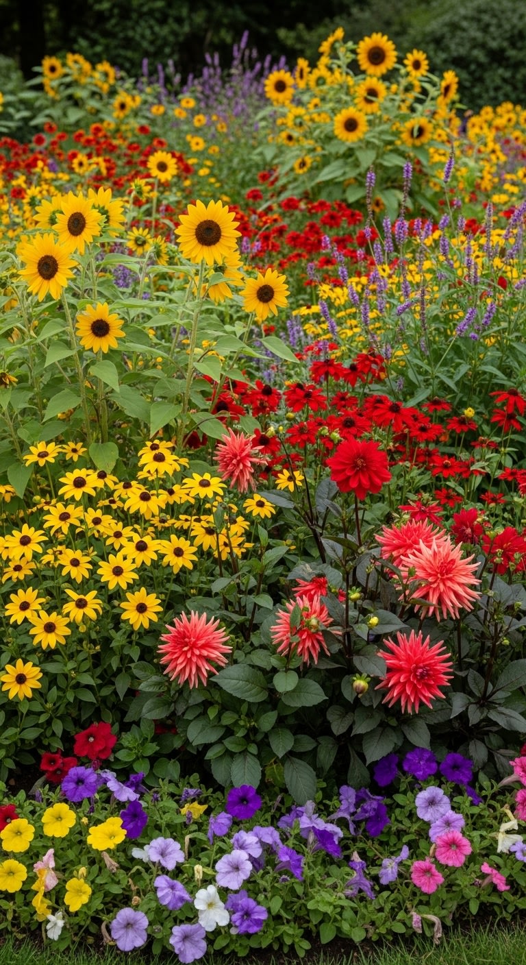 7. Infuse Color with Seasonal Flowers