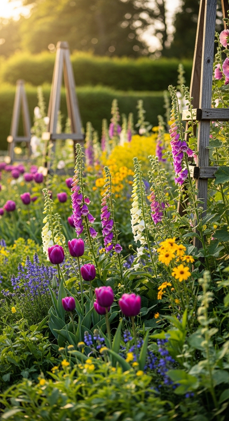 1. Embrace a Lush Cottage Garden Style