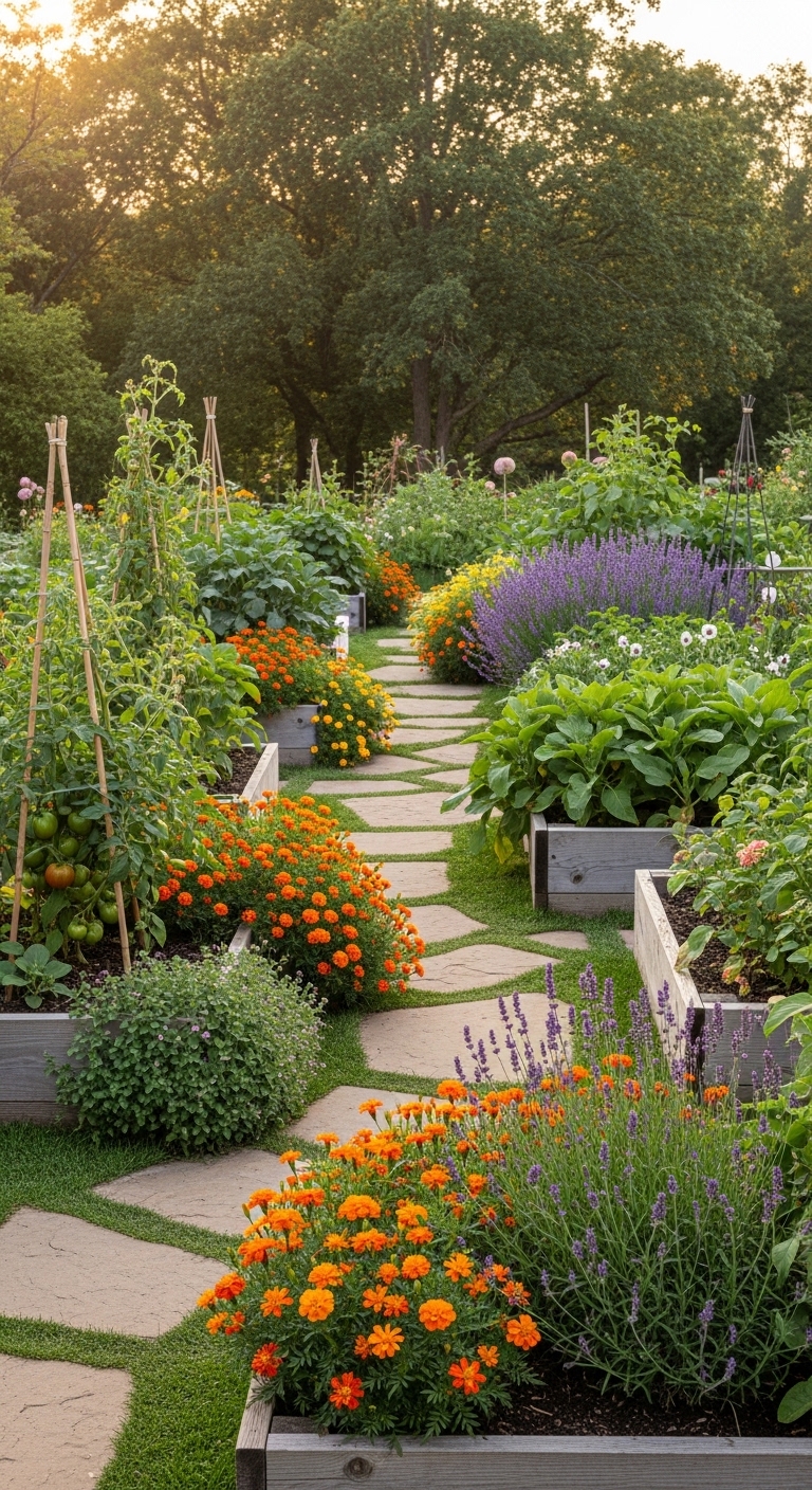 1. Embrace a Lush Cottage Garden Style