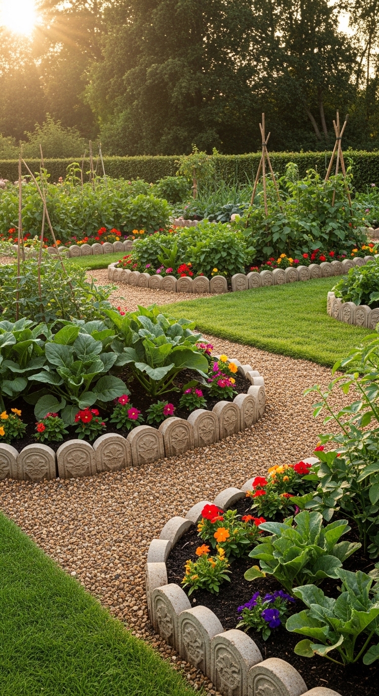 5. Incorporate Decorative Edging for Visual Appeal