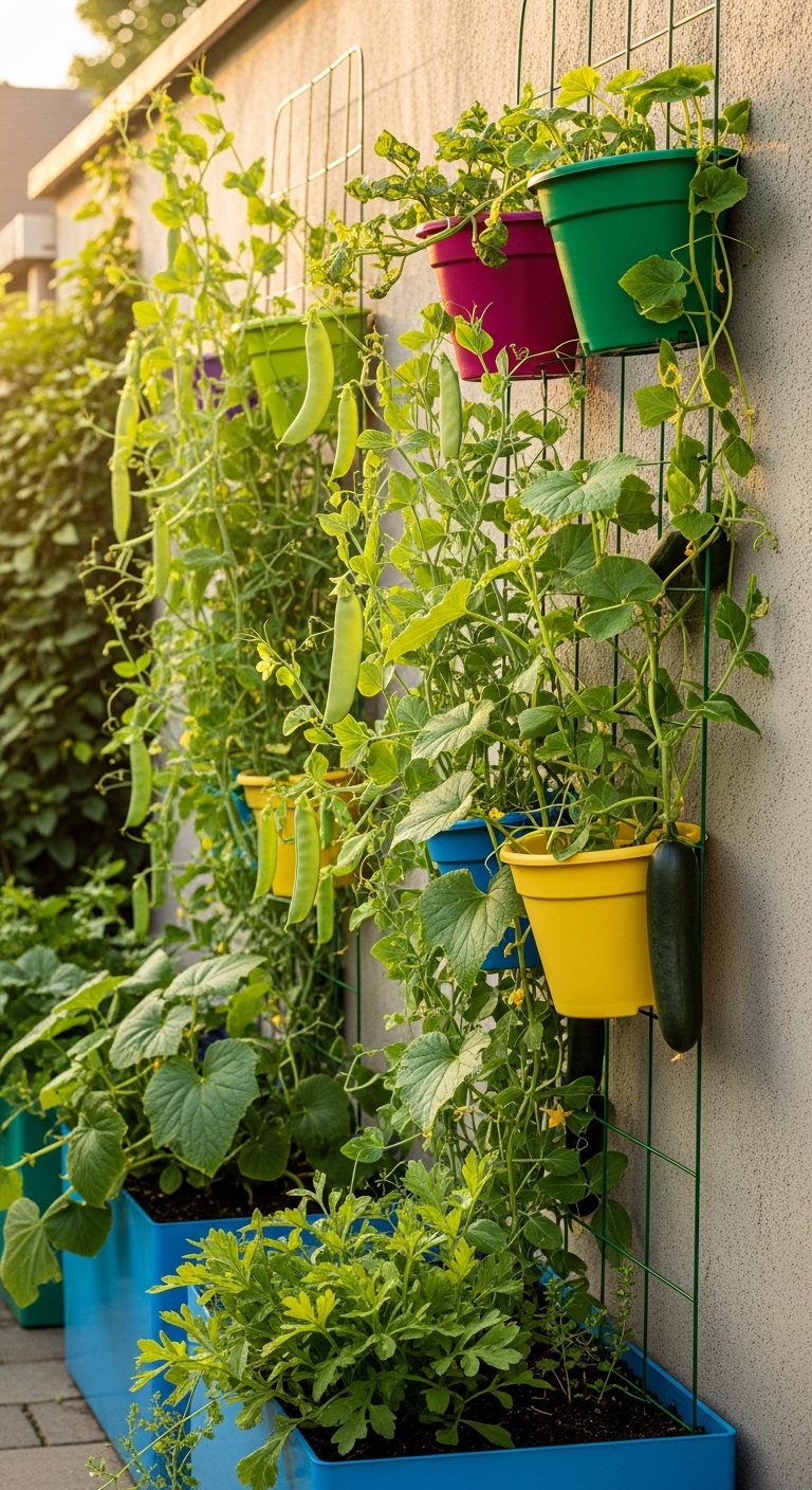 2. Embrace Vertical Gardening for Limited Spaces