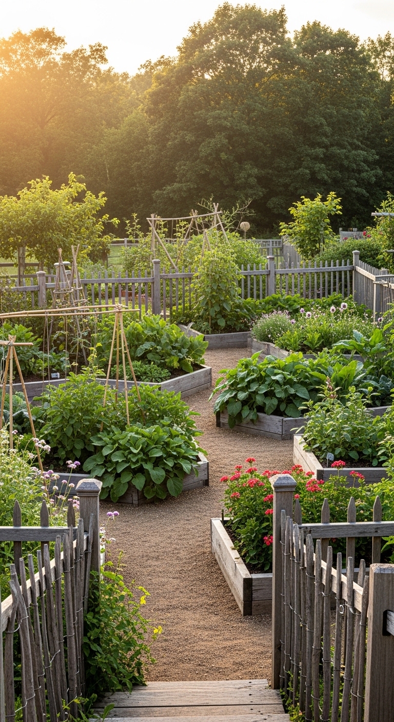 5. Explore the Beauty of a Cottage Vegetable Garden