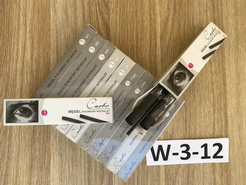 Węgiel rysunkowy naturalny W-3-12