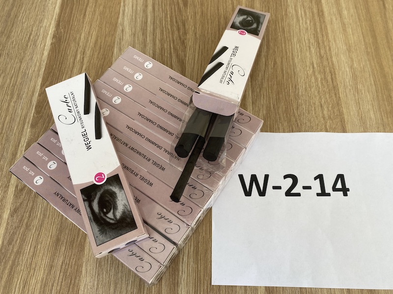 Węgiel rysunkowy naturalny W-2-14 