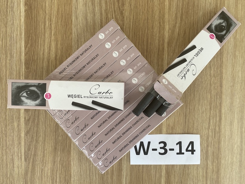  Węgiel rysunkowy naturalny W-3-14