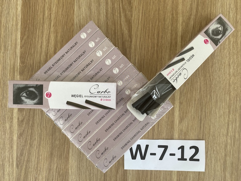  Węgiel rysunkowy naturalny W-7-12