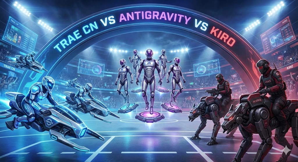 Trae CN,Antigravity 和 Kiro 简单对比