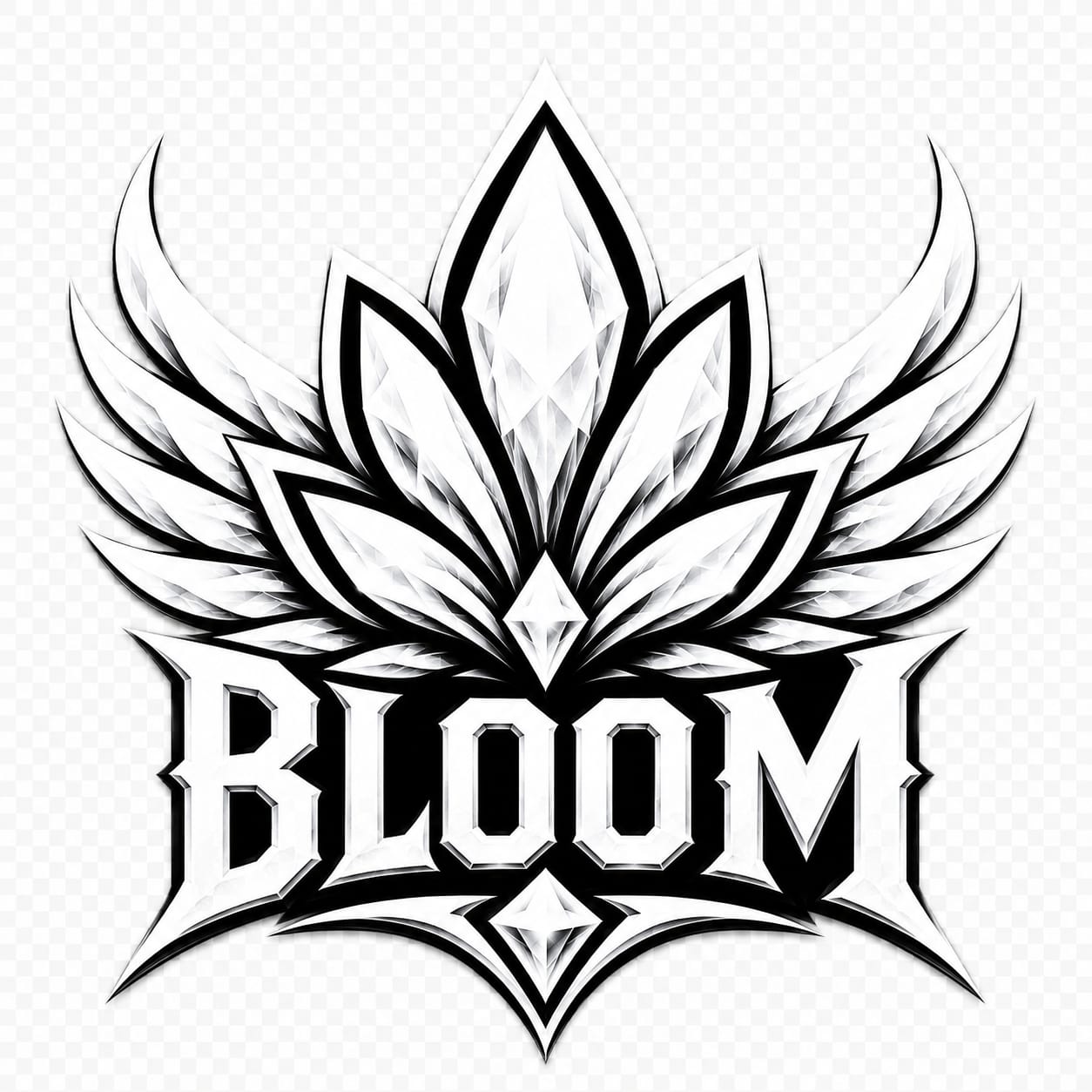 Bloom White logo