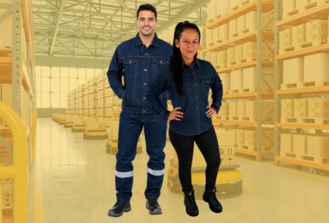 Uniformes en jean de alta resistencia Bogotá