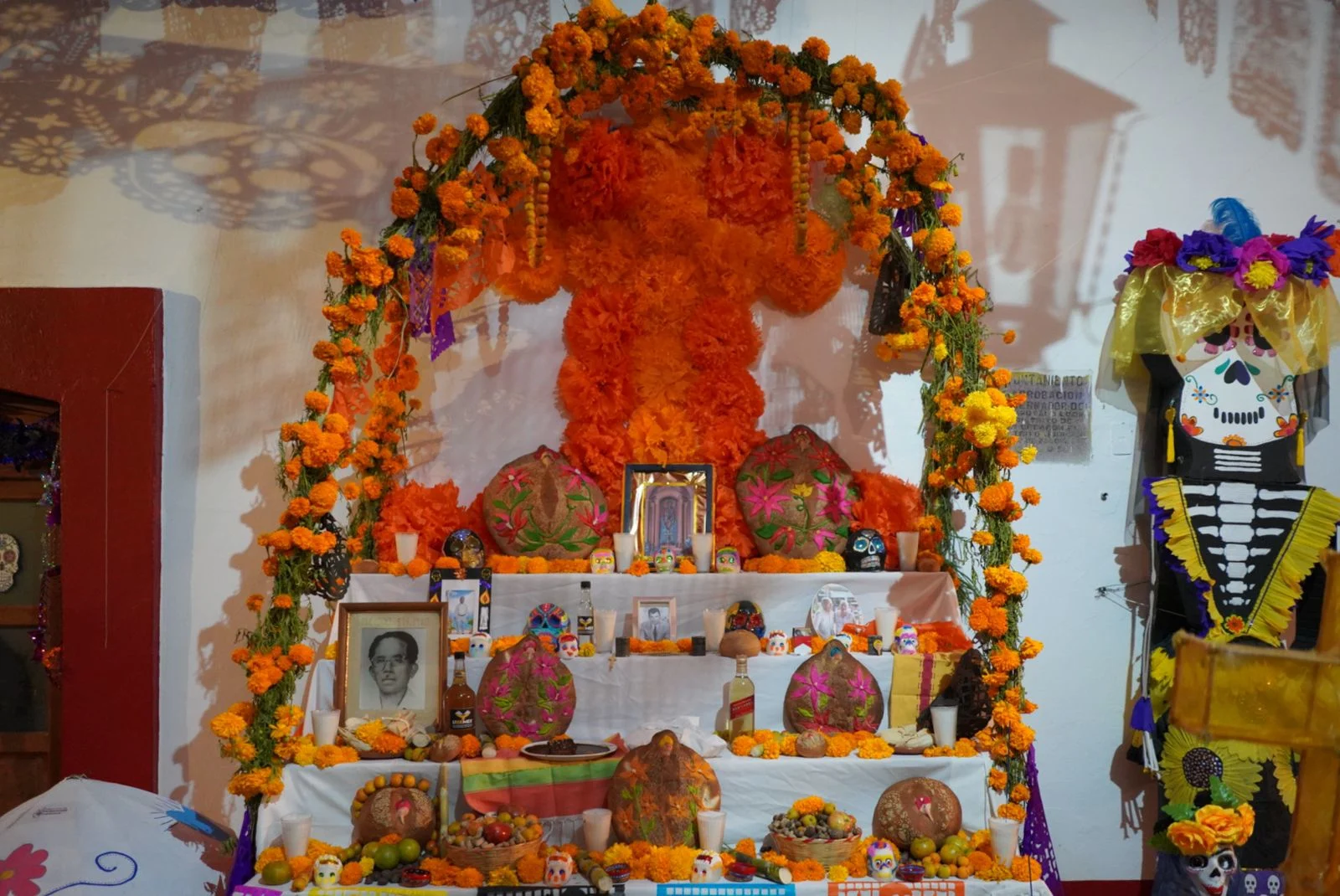 Traditional Ofrenda for Día de Muertos