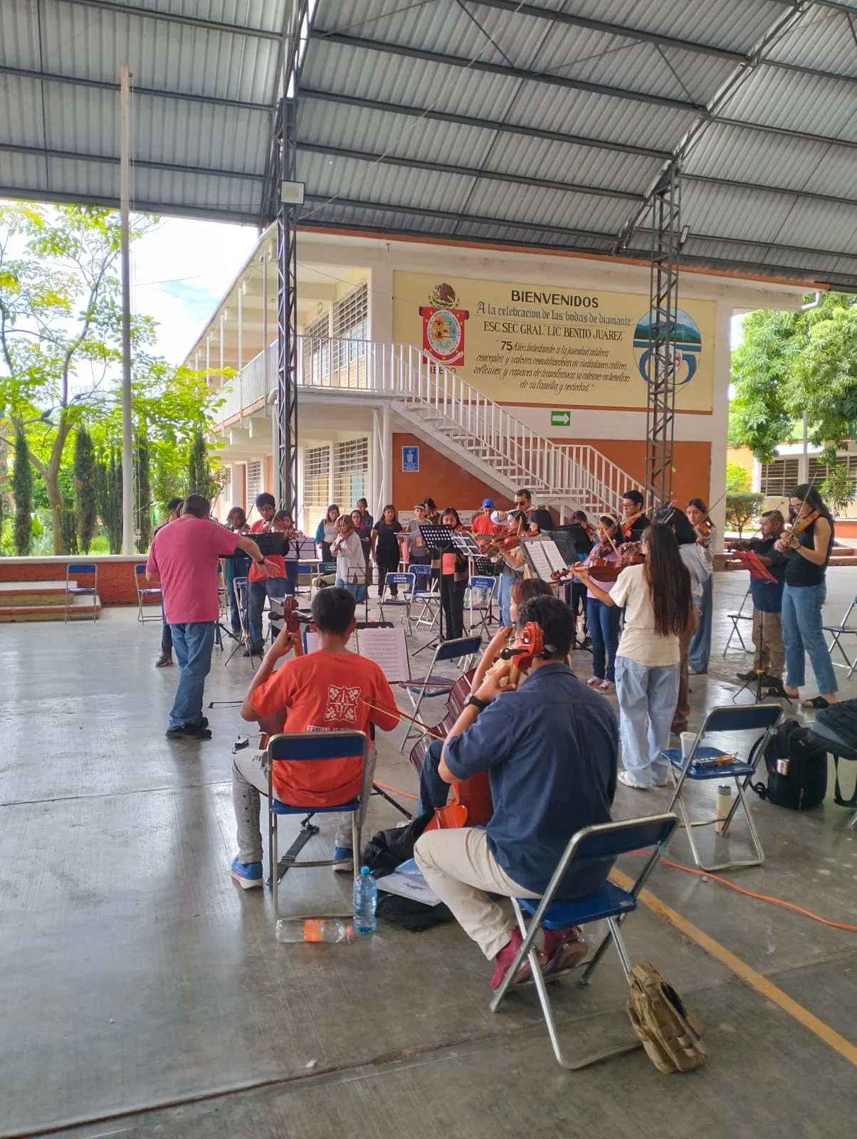 School workshops — FEMUSCAM brings music where it's needed most. Photo: FEMUSCAM School workshops — FEMUSCAM brings music where it's needed most. Photo: FEMUSCAM
