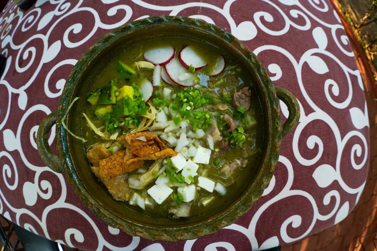 Casa Barroso's green pozole — Photos: Casa Barroso Casa Barroso's green pozole — Photos: Casa Barroso
