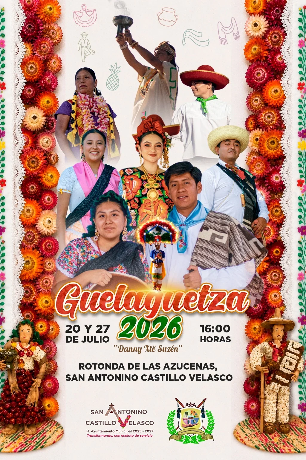 Guelaguetza San Antonino Castillo Velasco 2026. Photo: State Government Guelaguetza San Antonino Castillo Velasco 2026. Photo: State Government