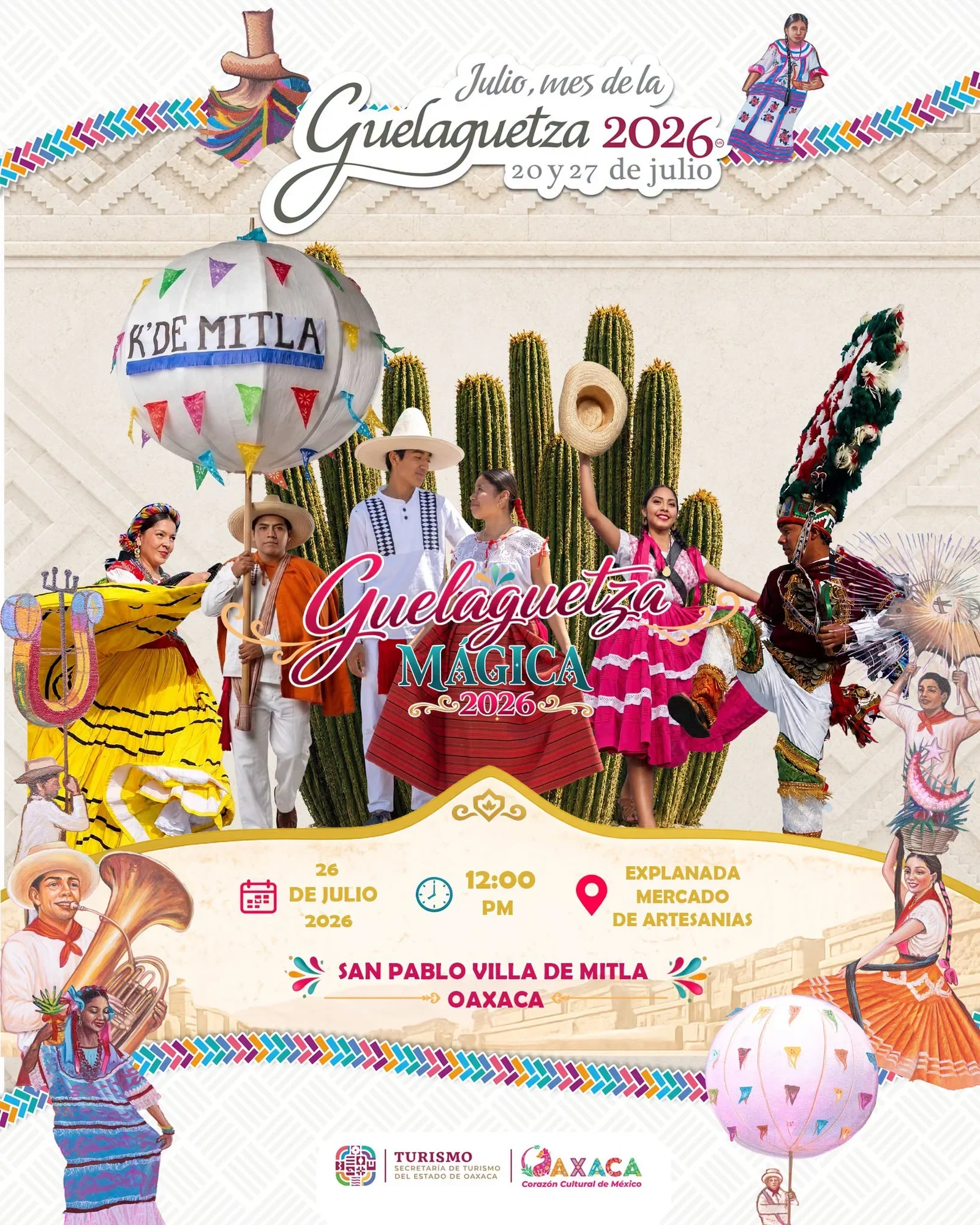 Guelaguetza Mágica 2026. Photo: State Government Guelaguetza Mágica 2026. Photo: State Government