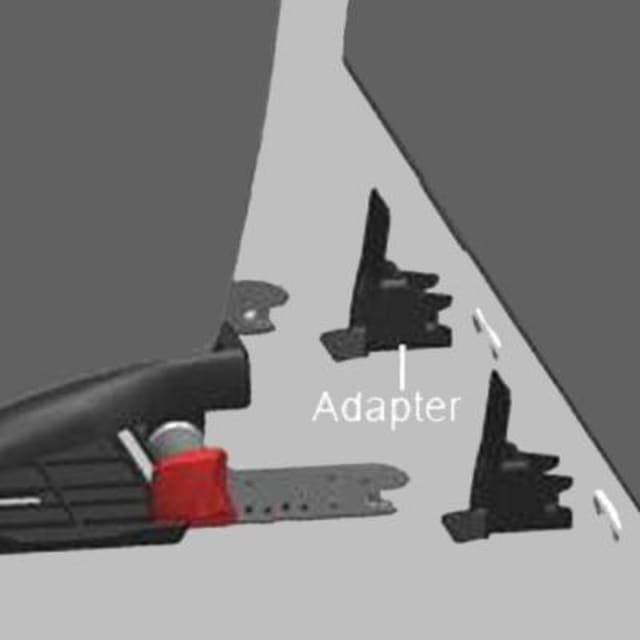 Britax Römer ISOFIX adapter — Alapkivitel színben