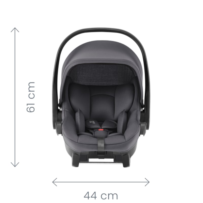 BABY-SAFE CORE méretek — szemből
