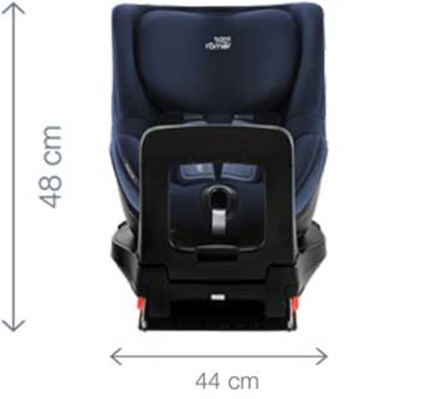 DUALFIX i-Size méretek — szemből