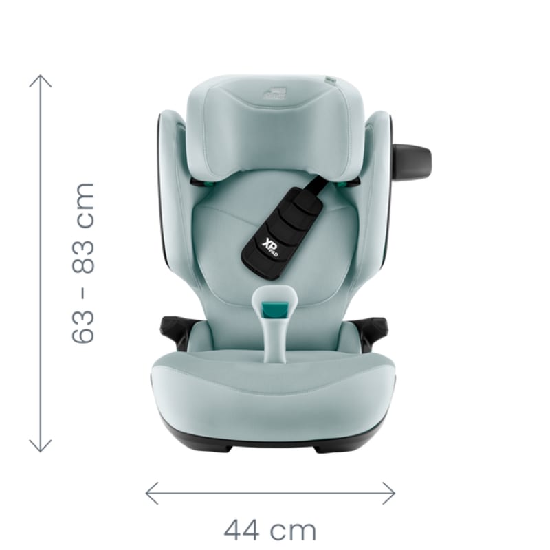 KIDFIX PRO méretek — szemből