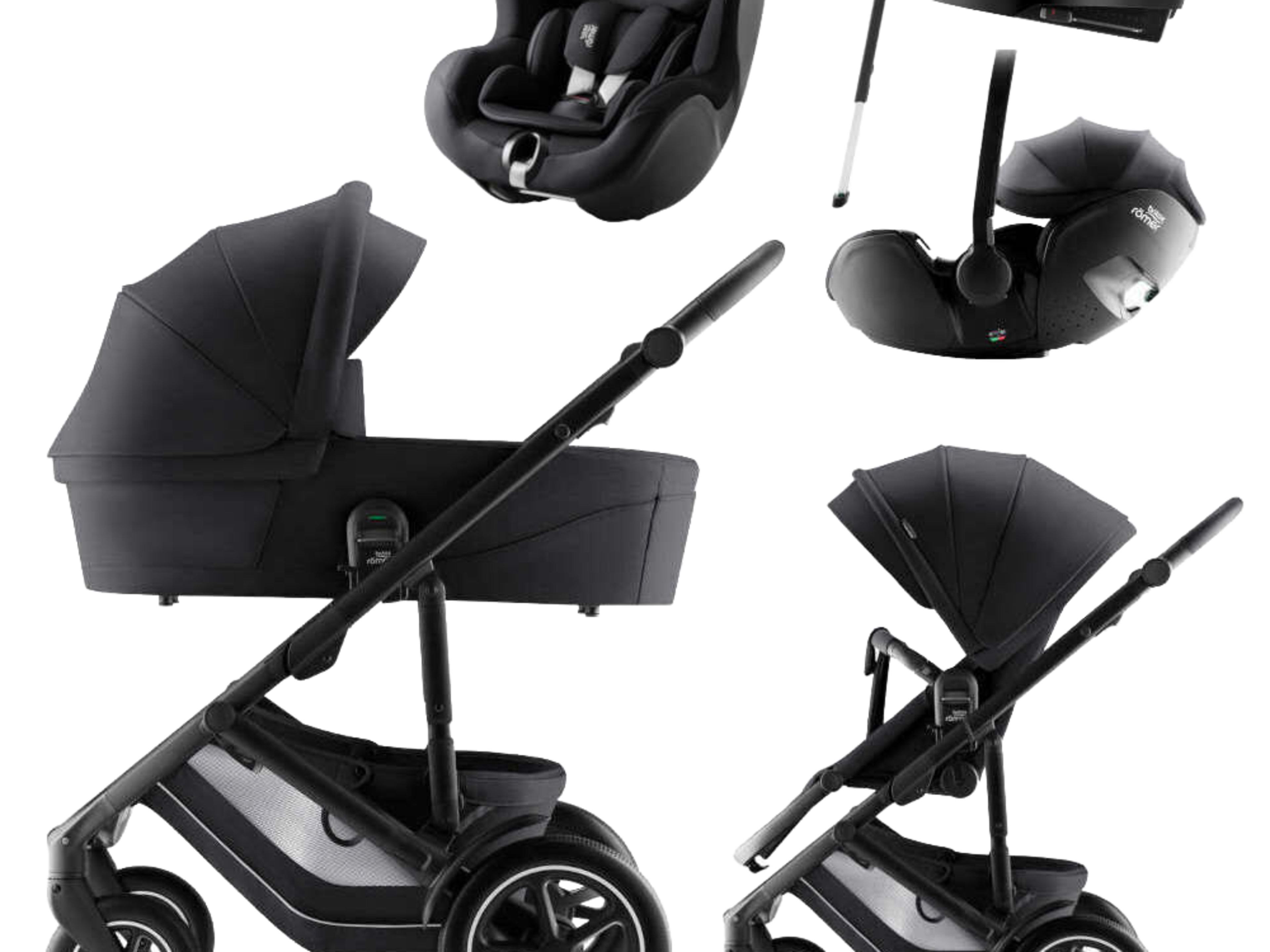 SMILE 5Z Modular szett 5in1 — Carbon Black: teljes csomag