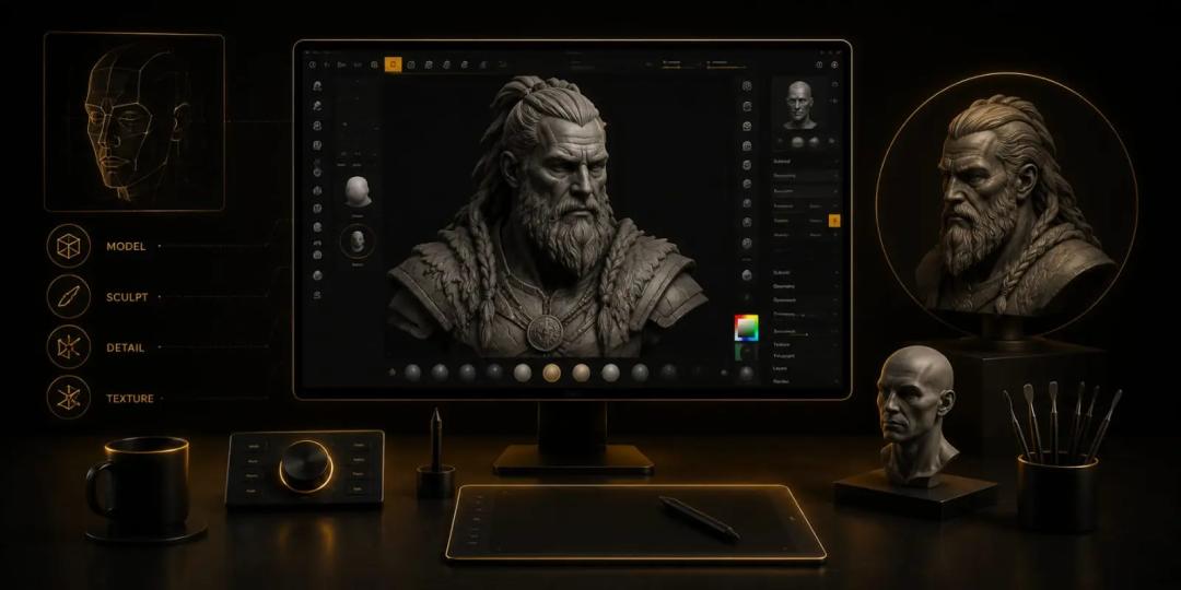 Character Creation & Digital Sculping Program