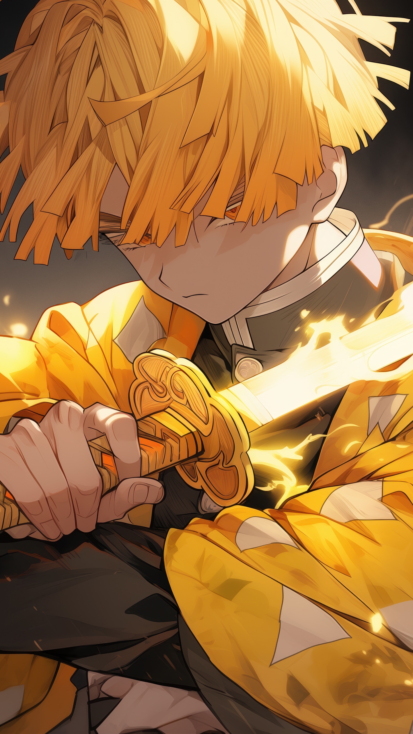 Zenitsu Agatsuma mobile wallpaper