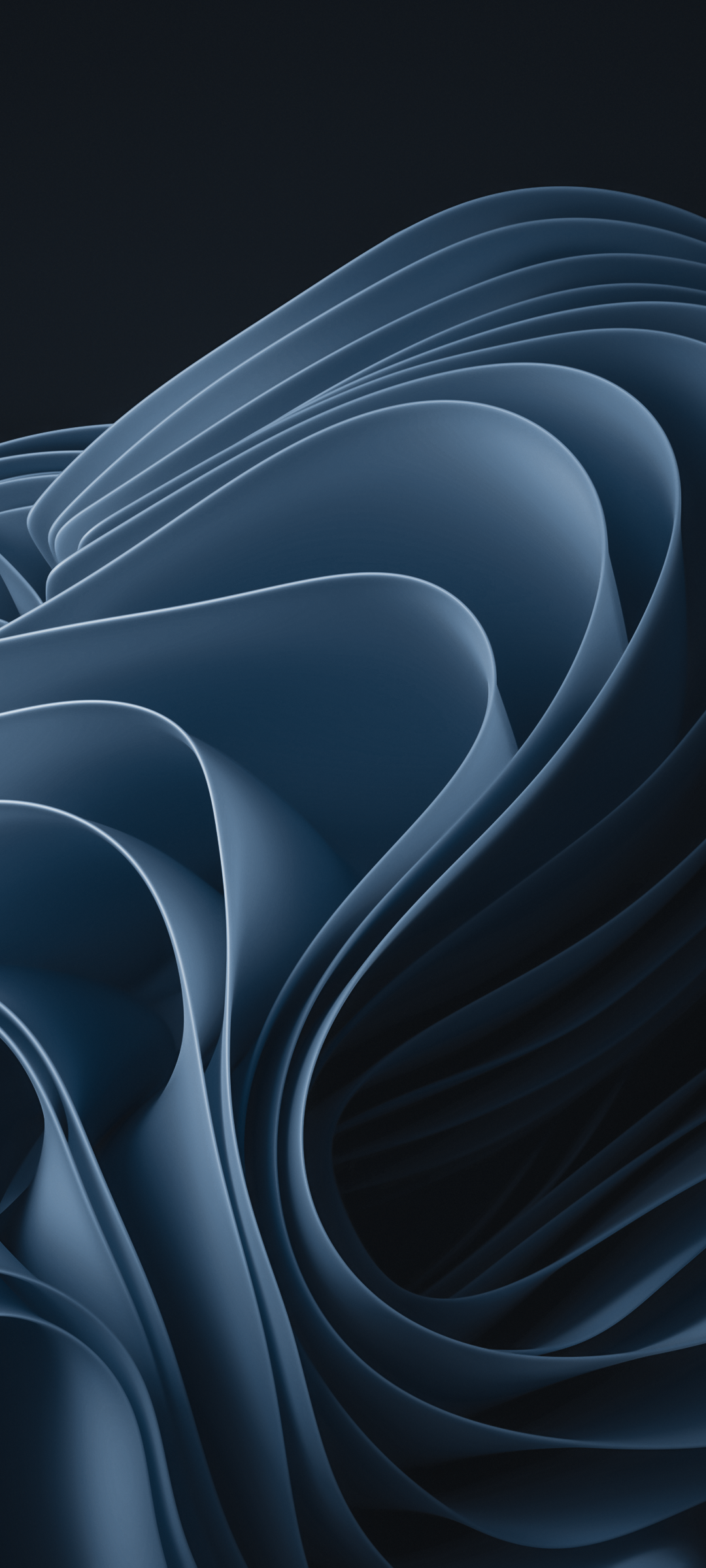 Windows 11 Stock Grey Abstract Dark Background mobile wallpaper