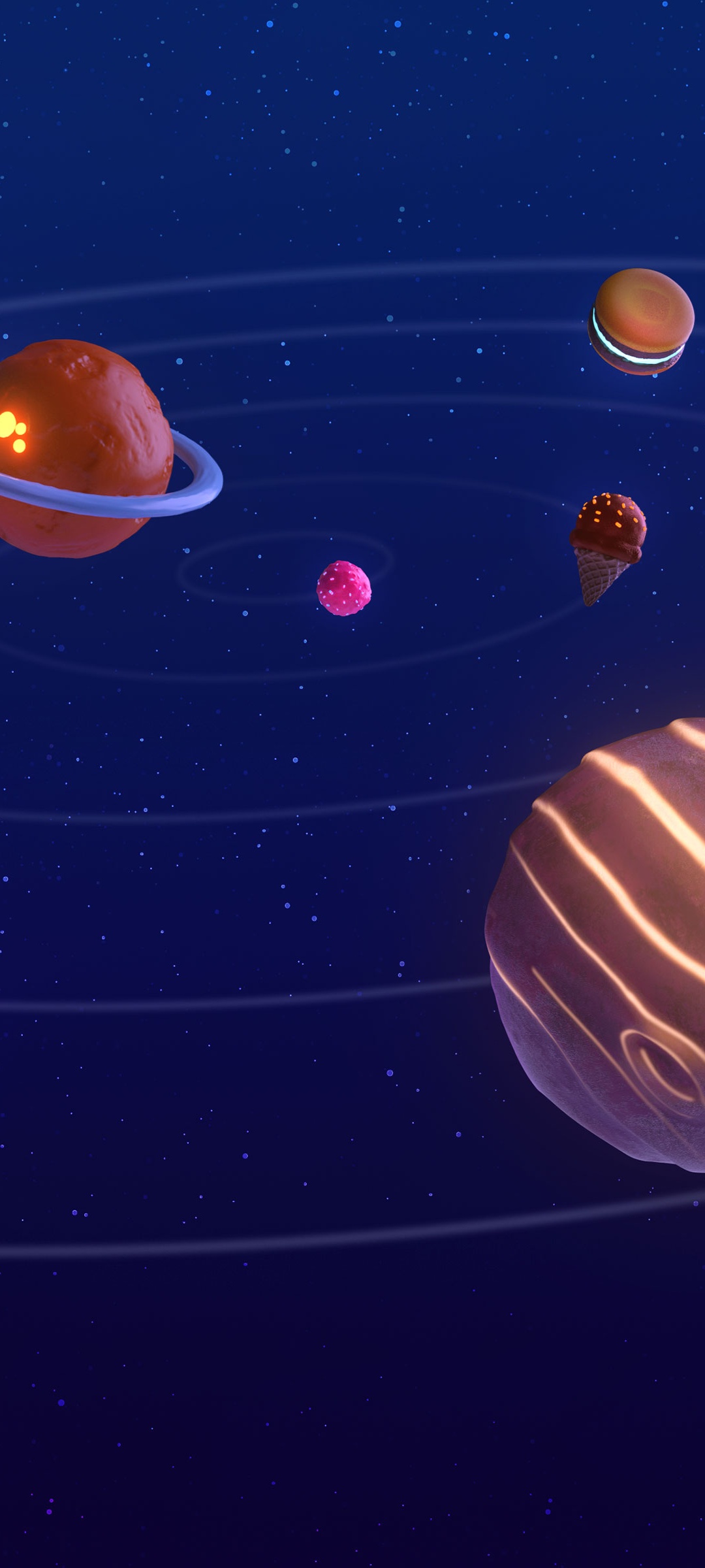 Solar System Mobile Wallpaper