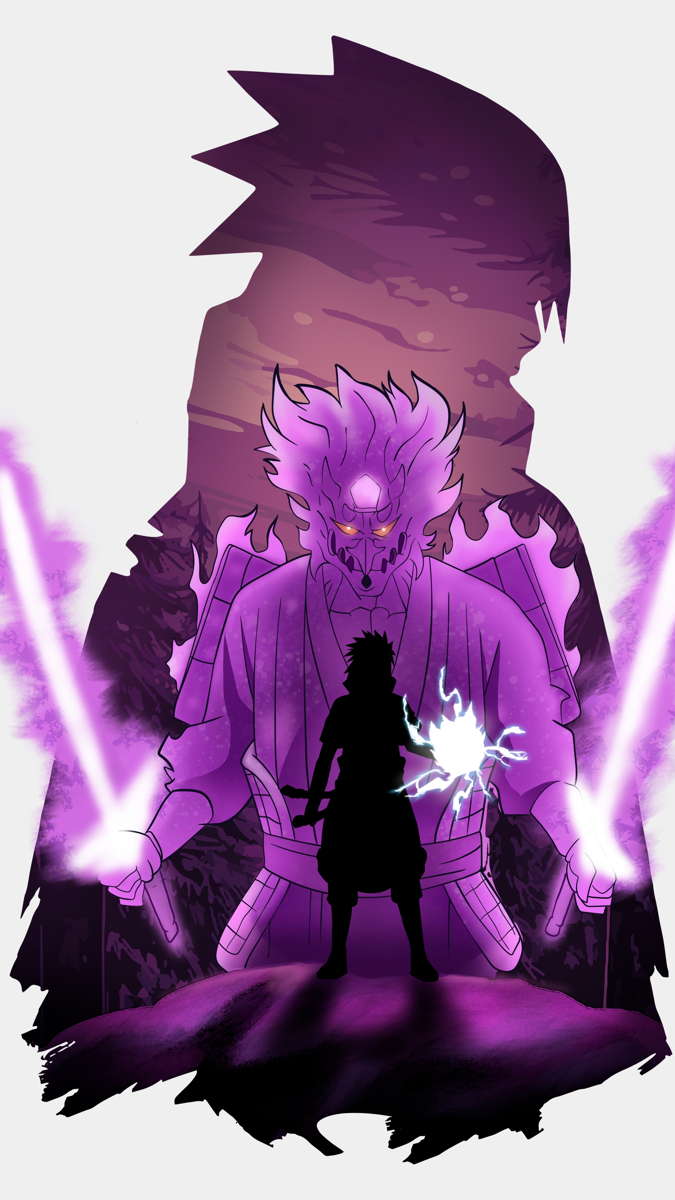 Sasuke Uchiha 12K Mobile Wallpaper
