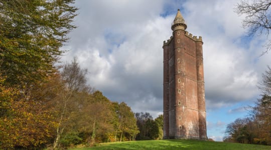 King Alfred tower in United Kingdom