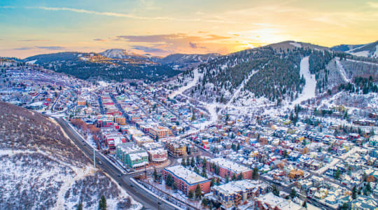 Park City Utah in United States